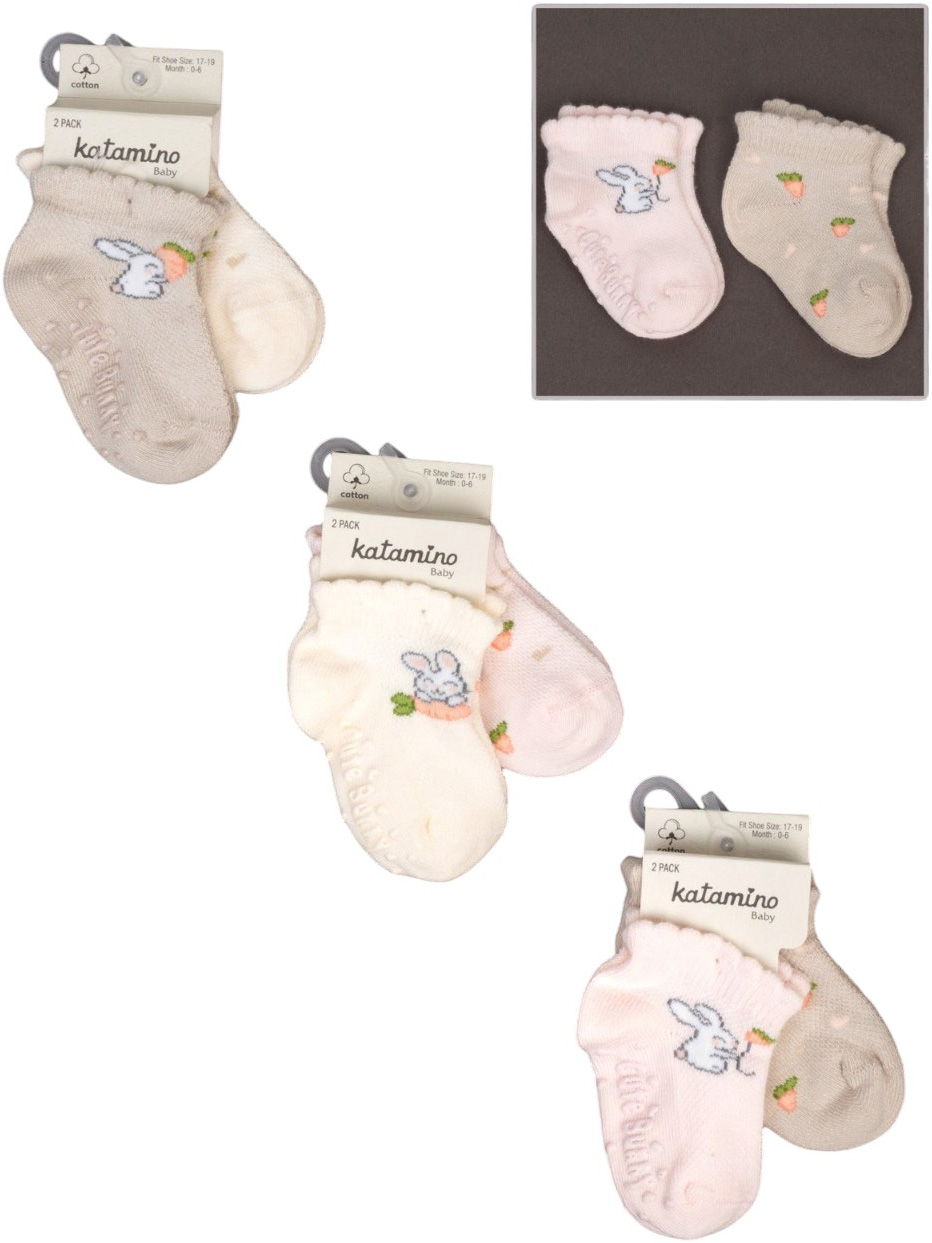 Socks low cut cotton set 2 pair (pack of 6 sets) Tavsan