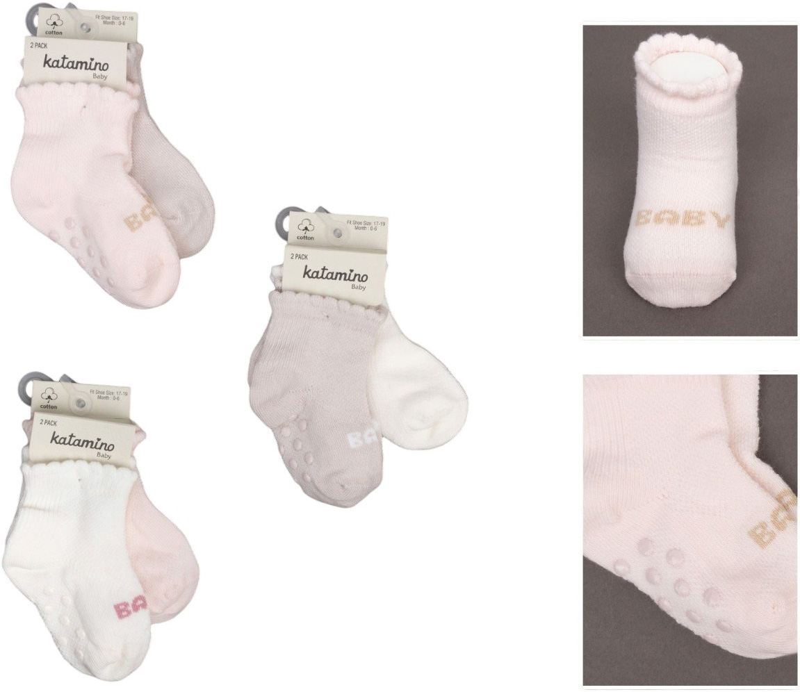 Socks low cut cotton set 2 pair (pack of 6 sets) Perilice