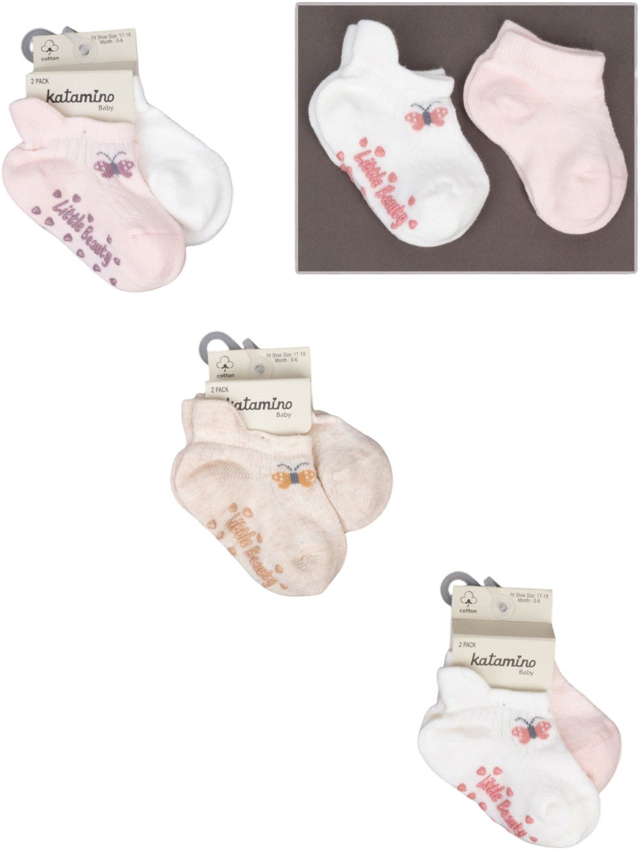 Socks low cut cotton set 2 pair (pack of 6 sets) Keyfi