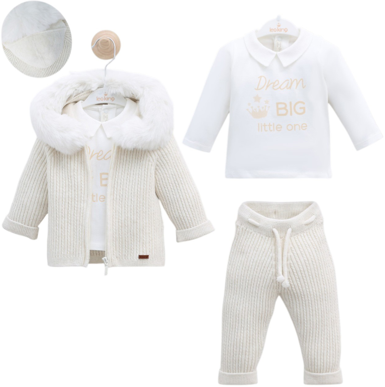 Set sweater+sweater+pants