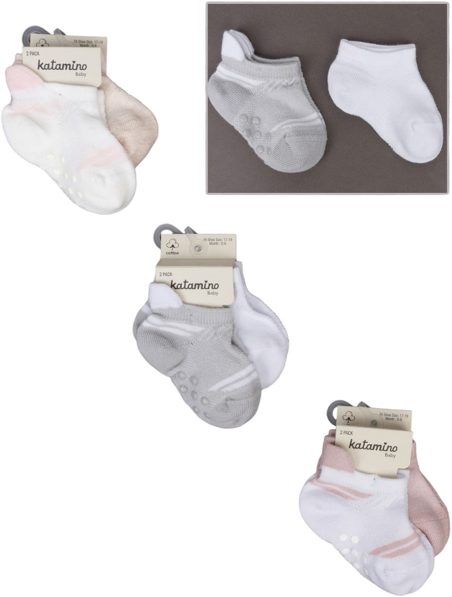 Socks low cut cotton set 2 pair (pack of 6 sets) Sevin