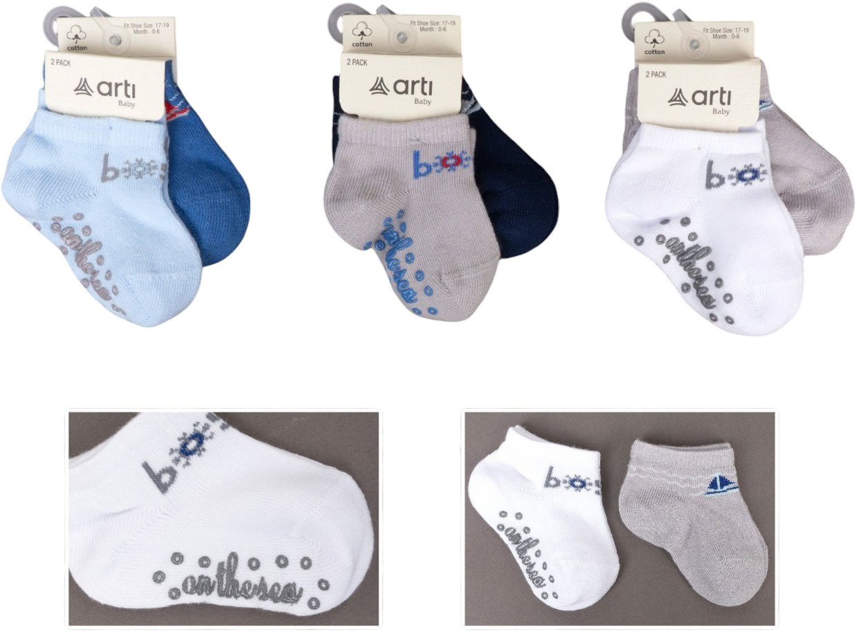 Socks low cut cotton set 2 pair (pack of 6 sets) Baylas