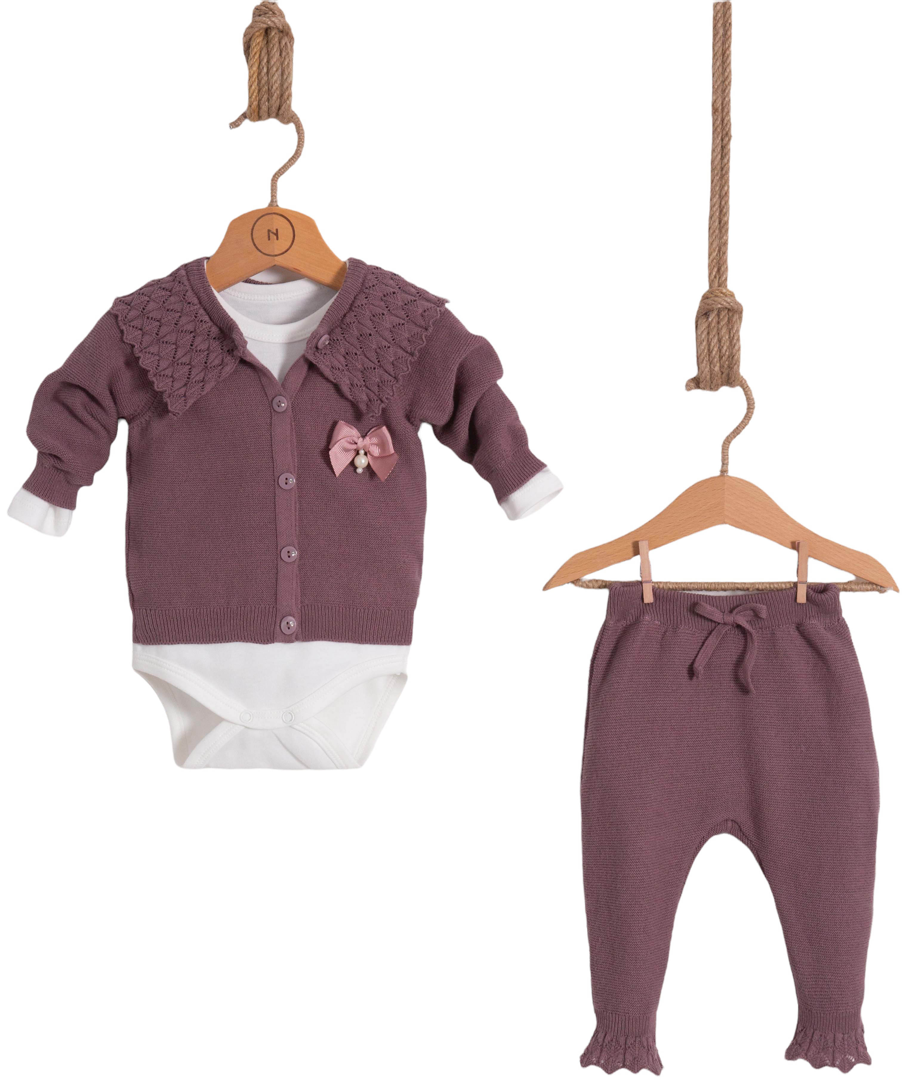 Set sweater+body+pants. Fine knitwear