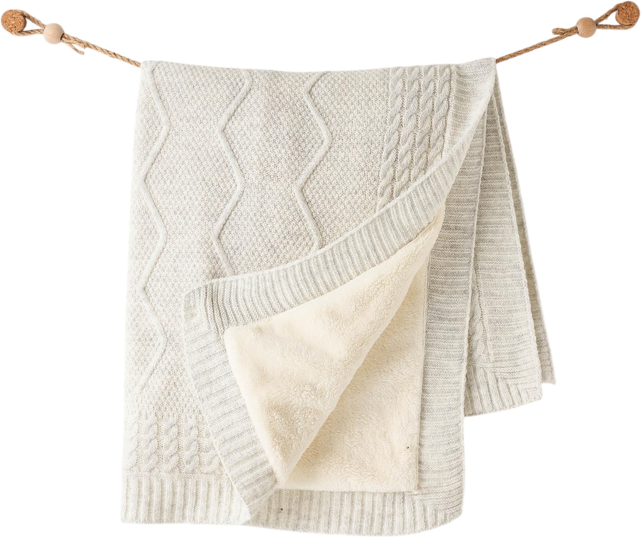 Knitted blanket, series BASIC