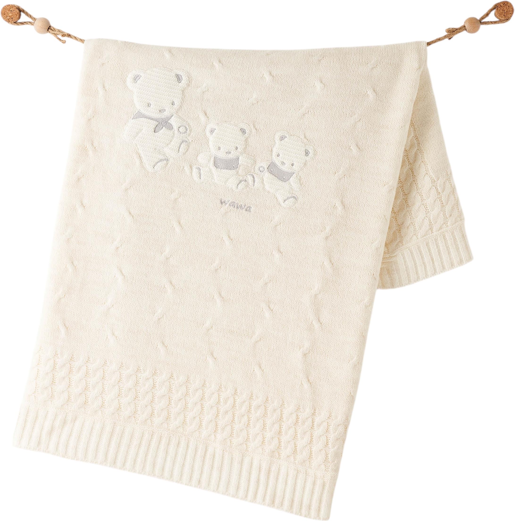 Knitted blanket, series BASIC