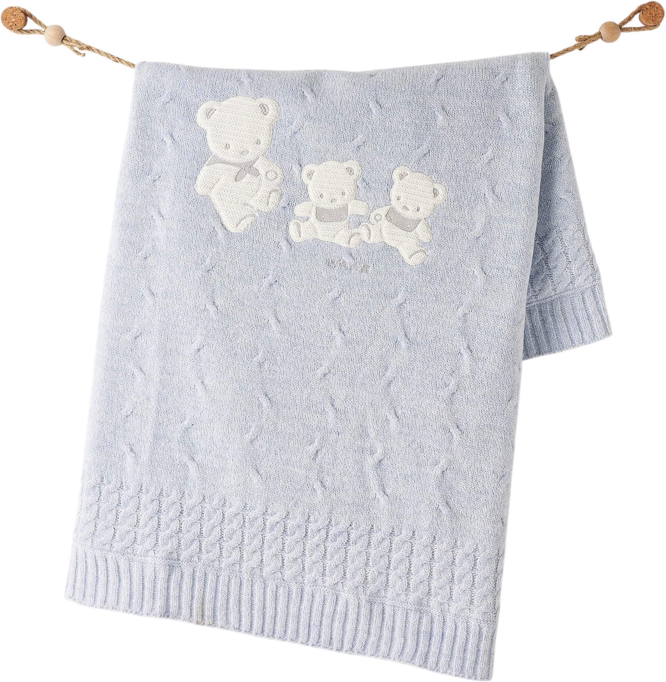 Knitted blanket, series BASIC