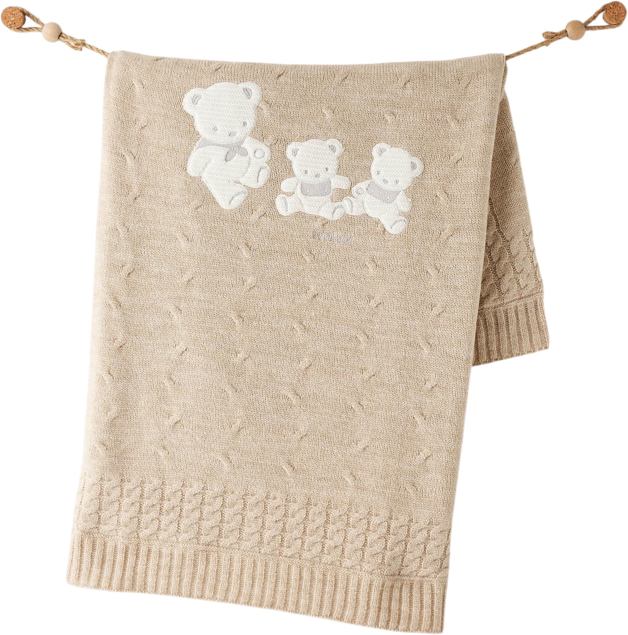 Knitted blanket, series BASIC