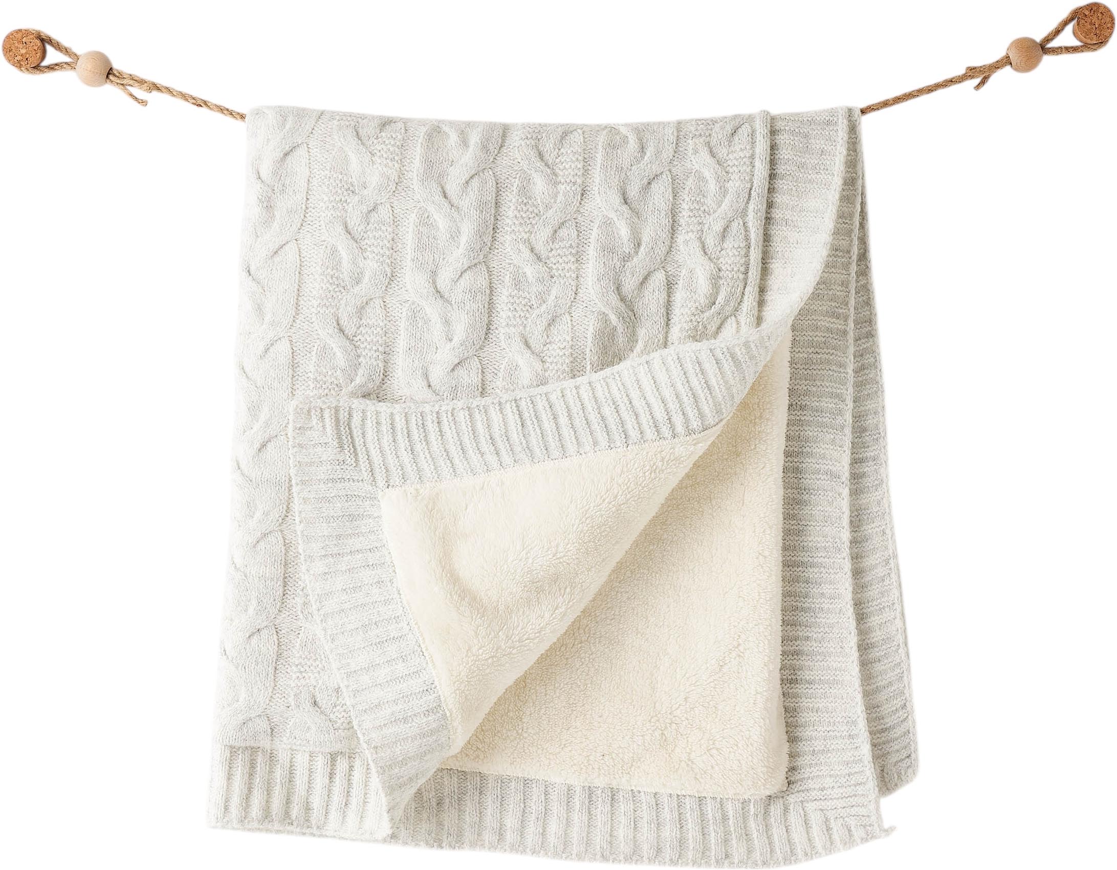 Knitted blanket, series BASIC