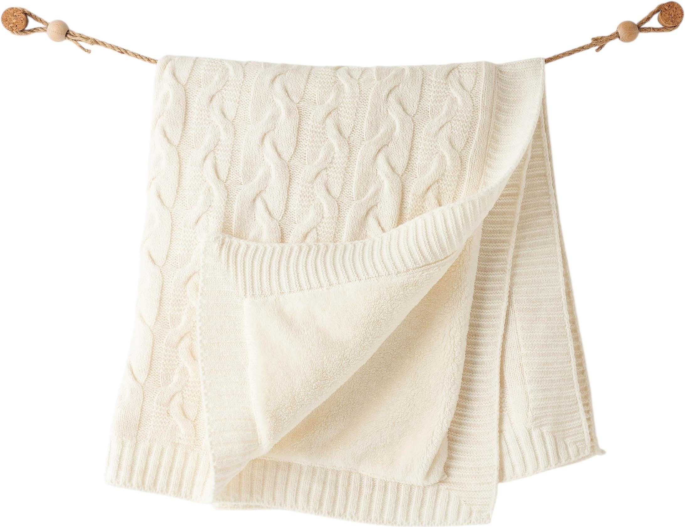 Knitted blanket, series BASIC