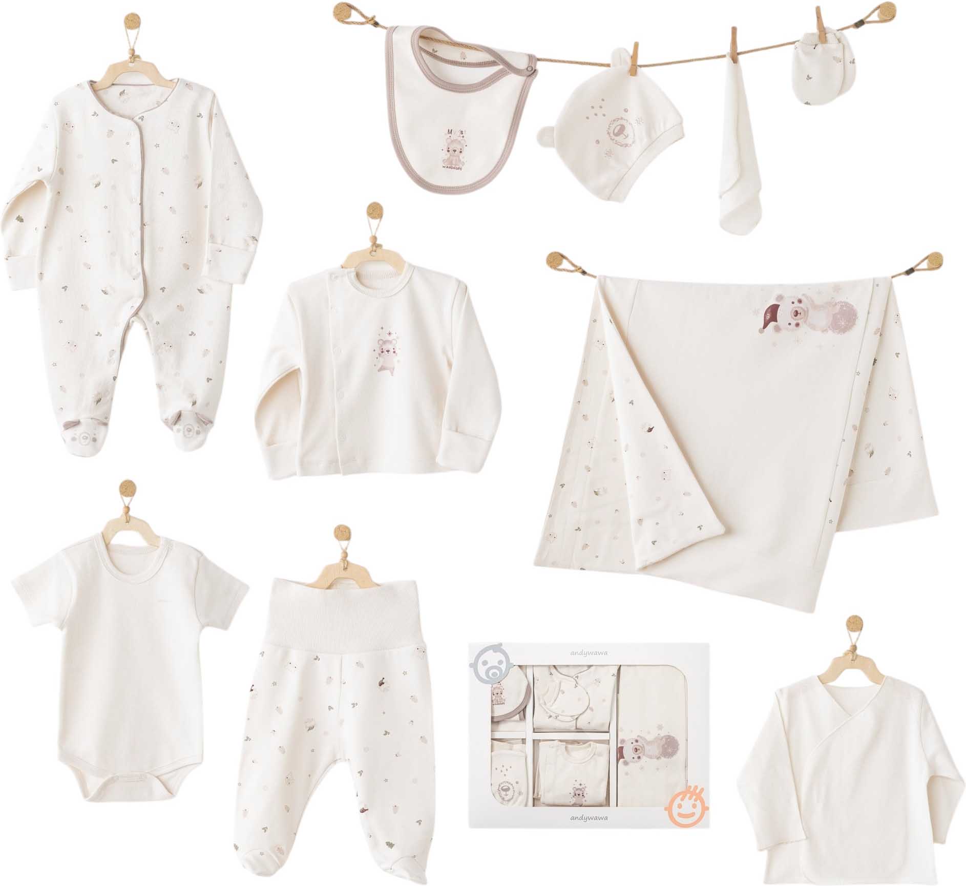 Set 10 items, series LITTLE LEOPARD