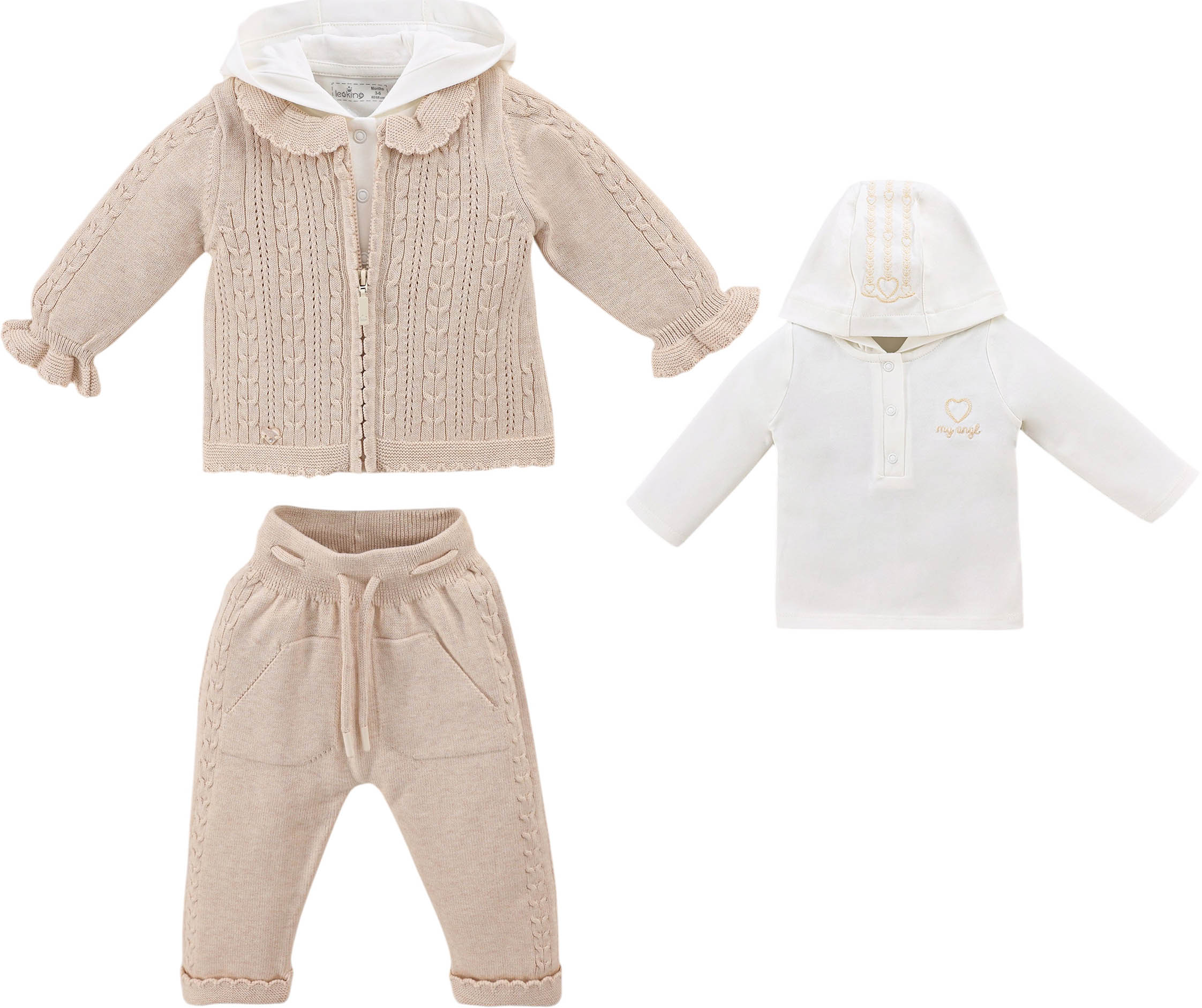 Set sweater+sweater+pants
