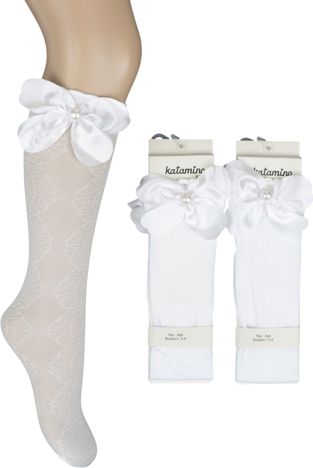 Knee high socks nylon Perona