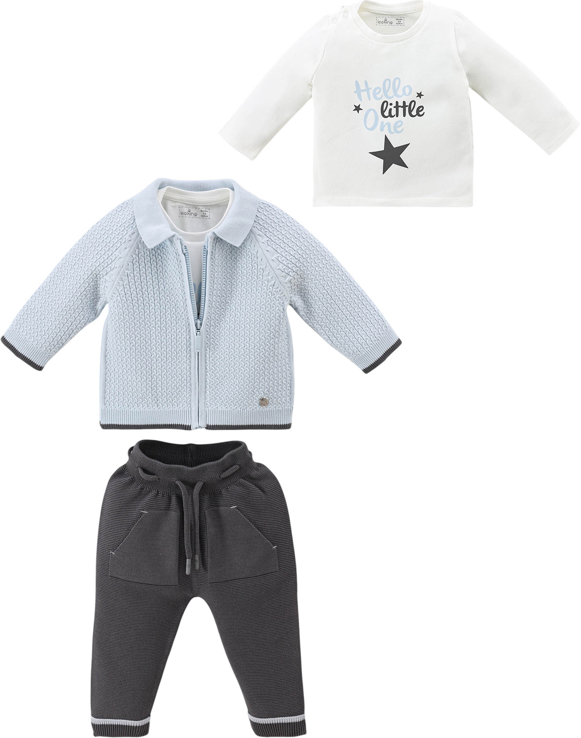 Set sweater+sweater+pants
