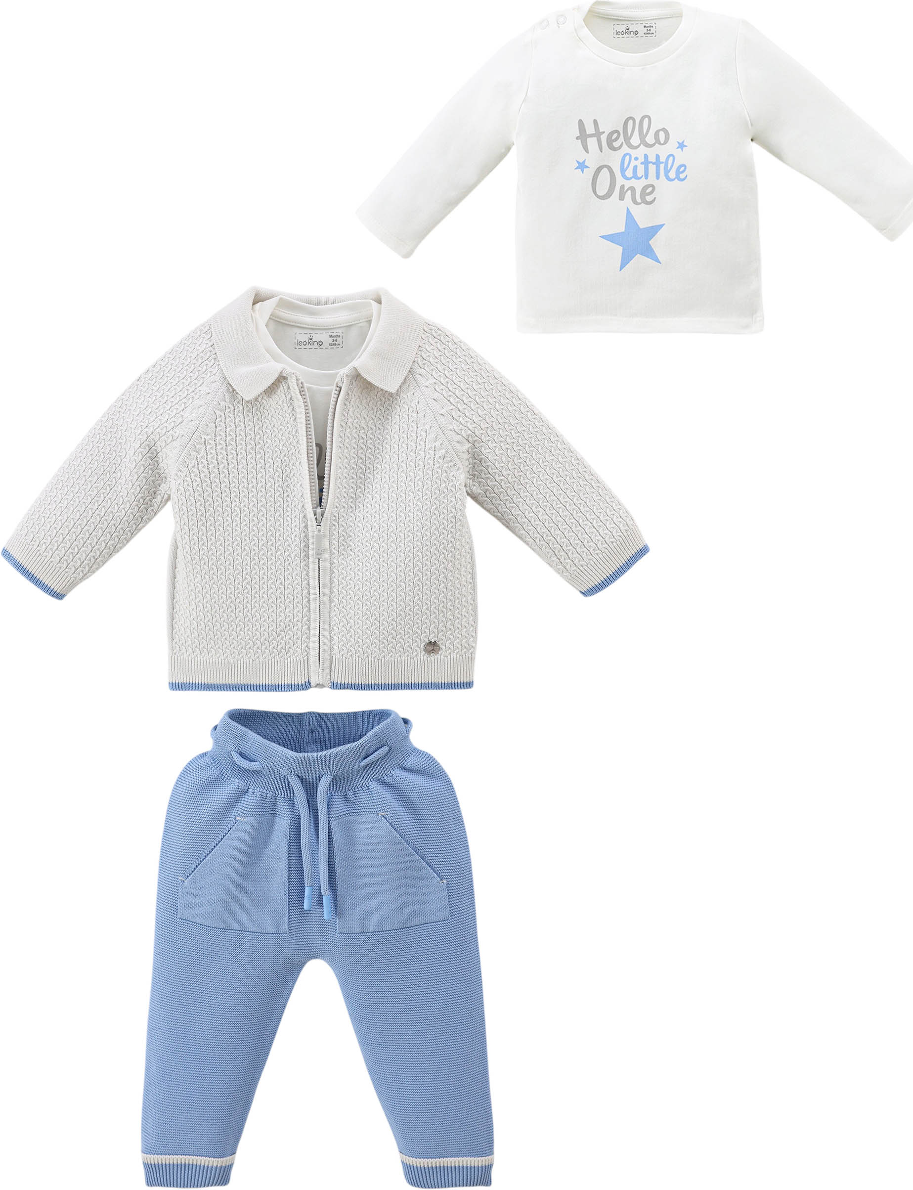 Set sweater+sweater+pants