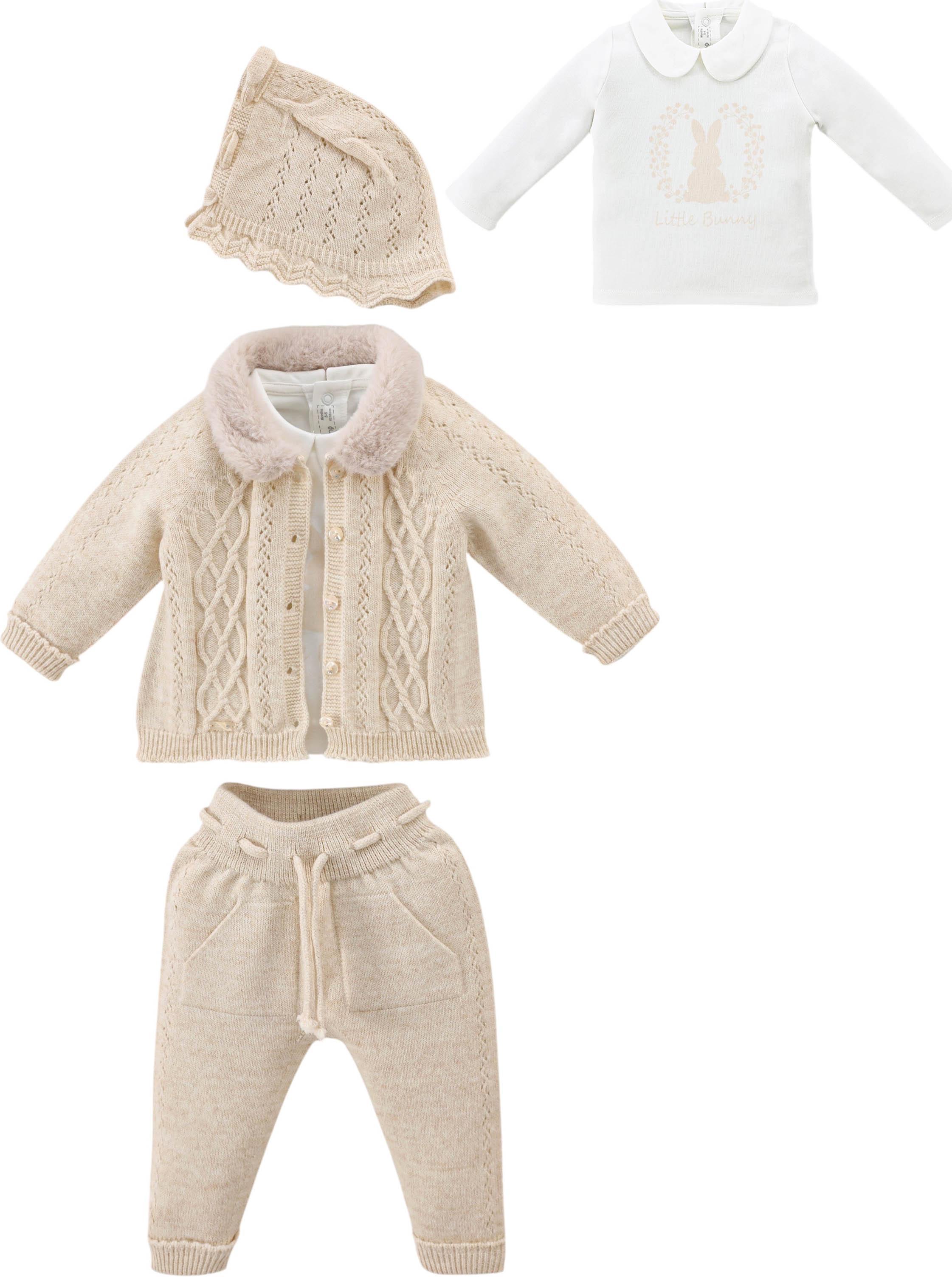 Set sweater+sweater+pants+hat Set sweater+sweater+pants+hat