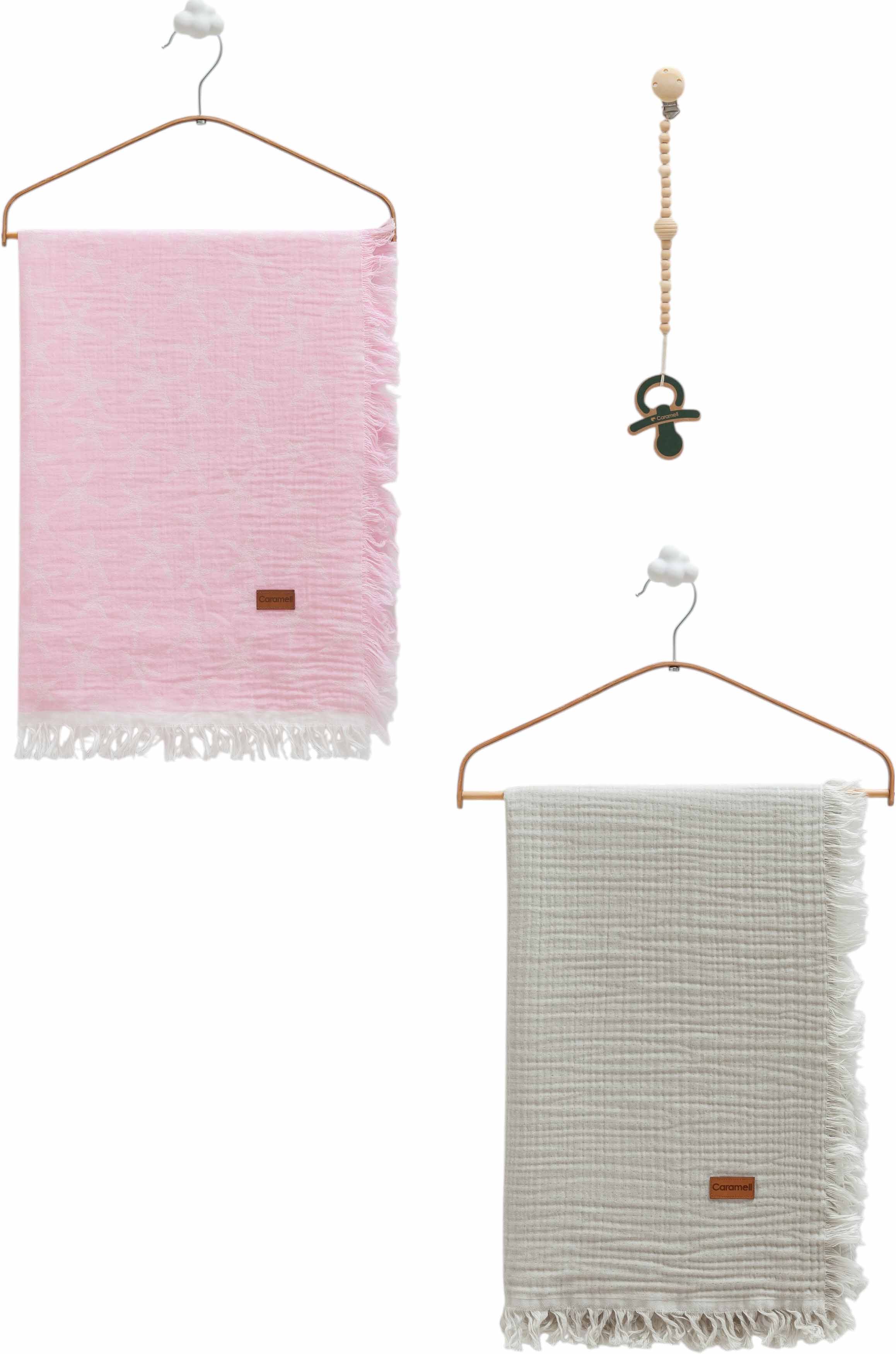 Muslin blankets set 2pcs, series BASIC. (Expected date)