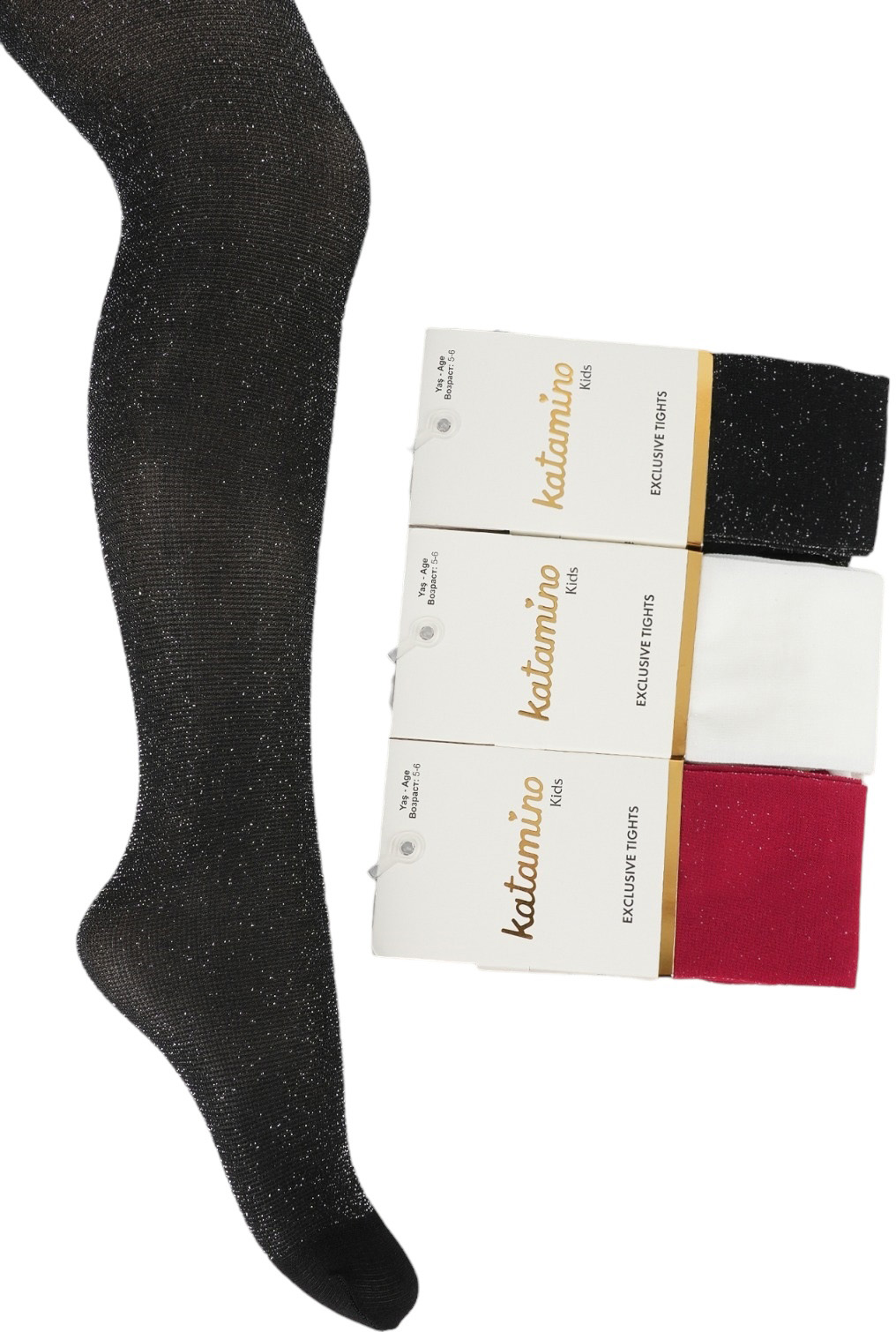 Tights nylon with lurex Koldana