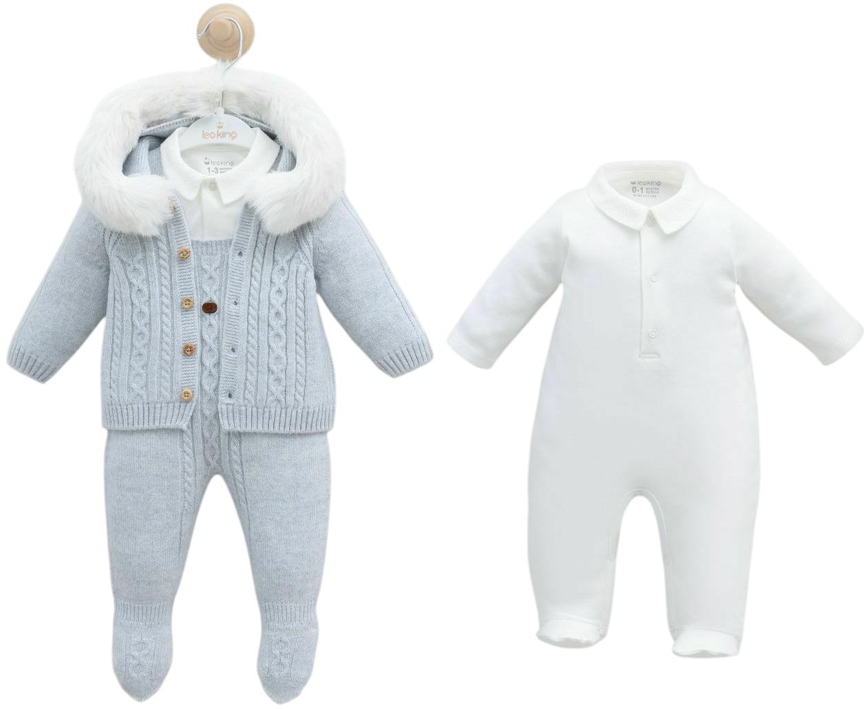 Set overalls+overalls+sweater