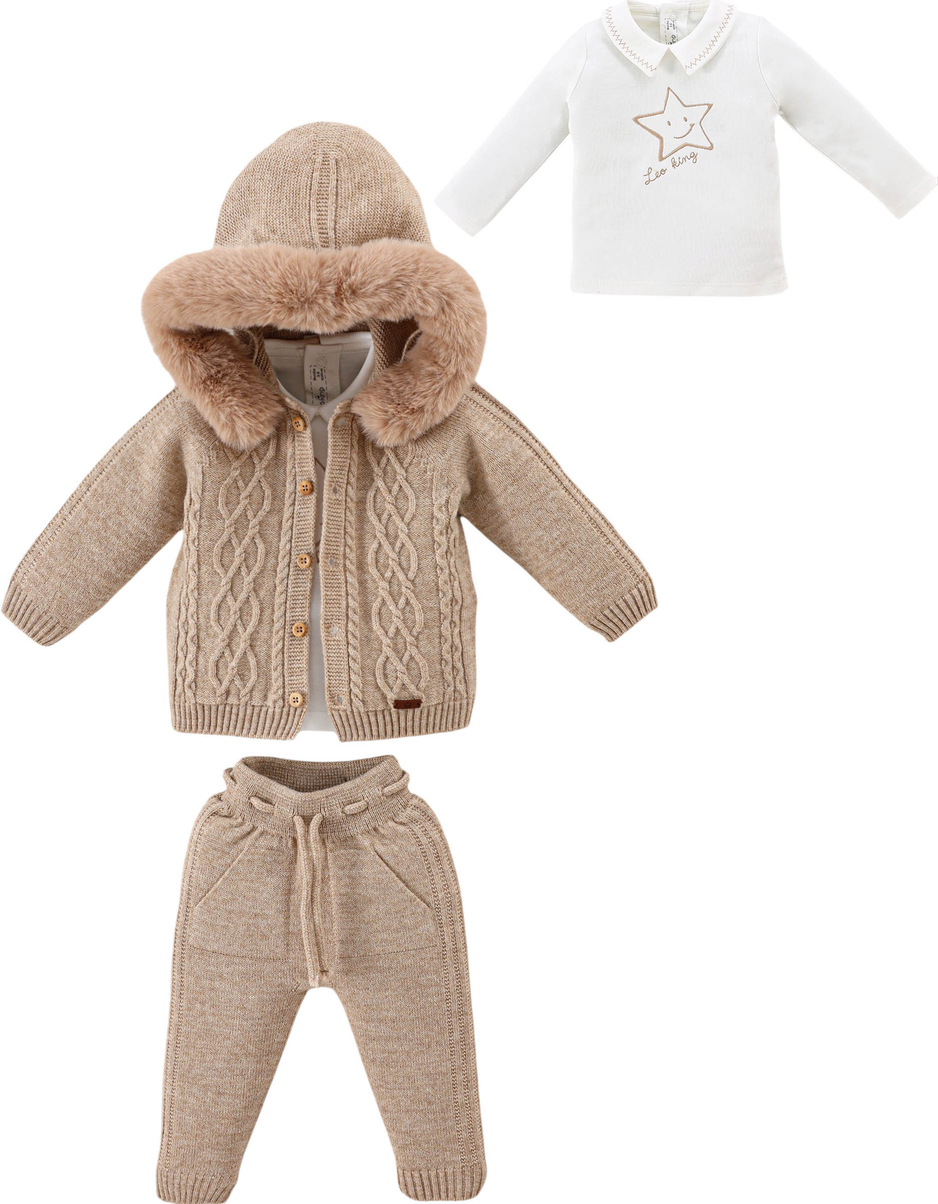 Set sweater+sweater+pants