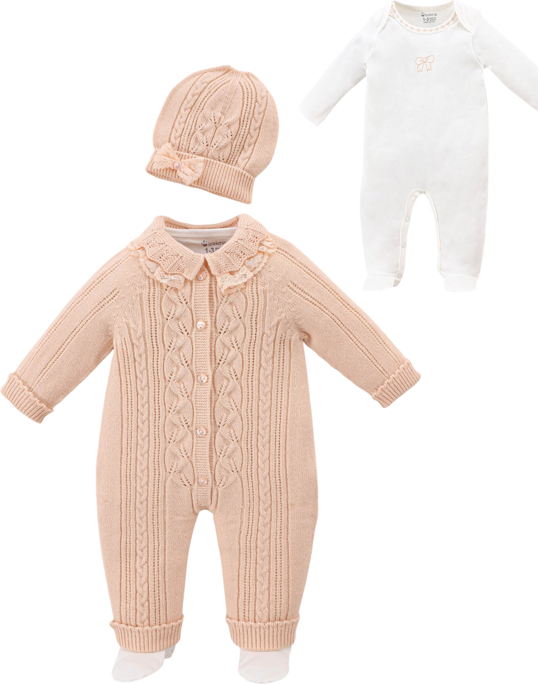 Overalls knitted+overalls knitted+hat Overalls knitted+overalls knitted+hat
