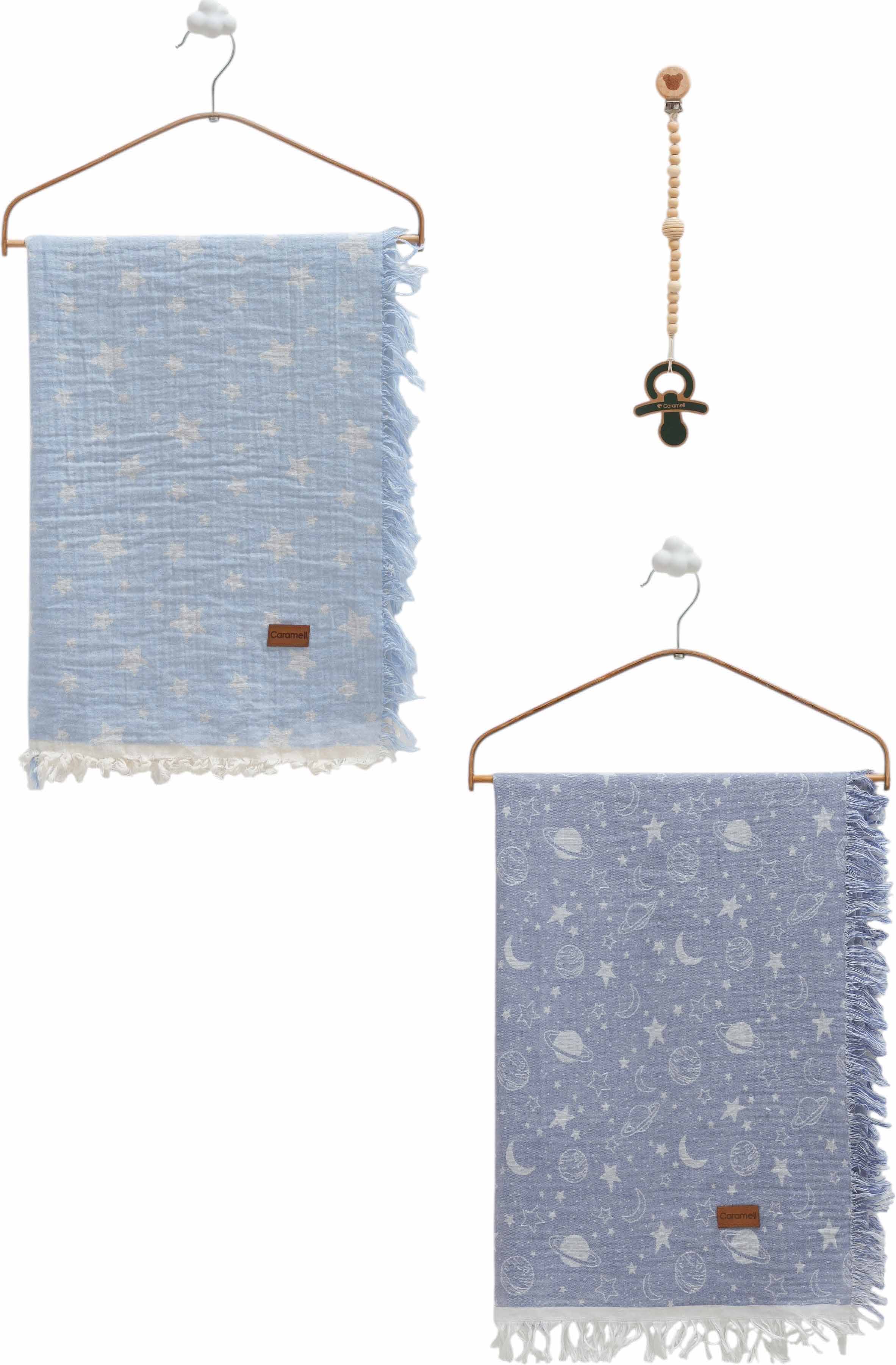 Muslin blankets set 2pcs, series BASIC. (Expected date)