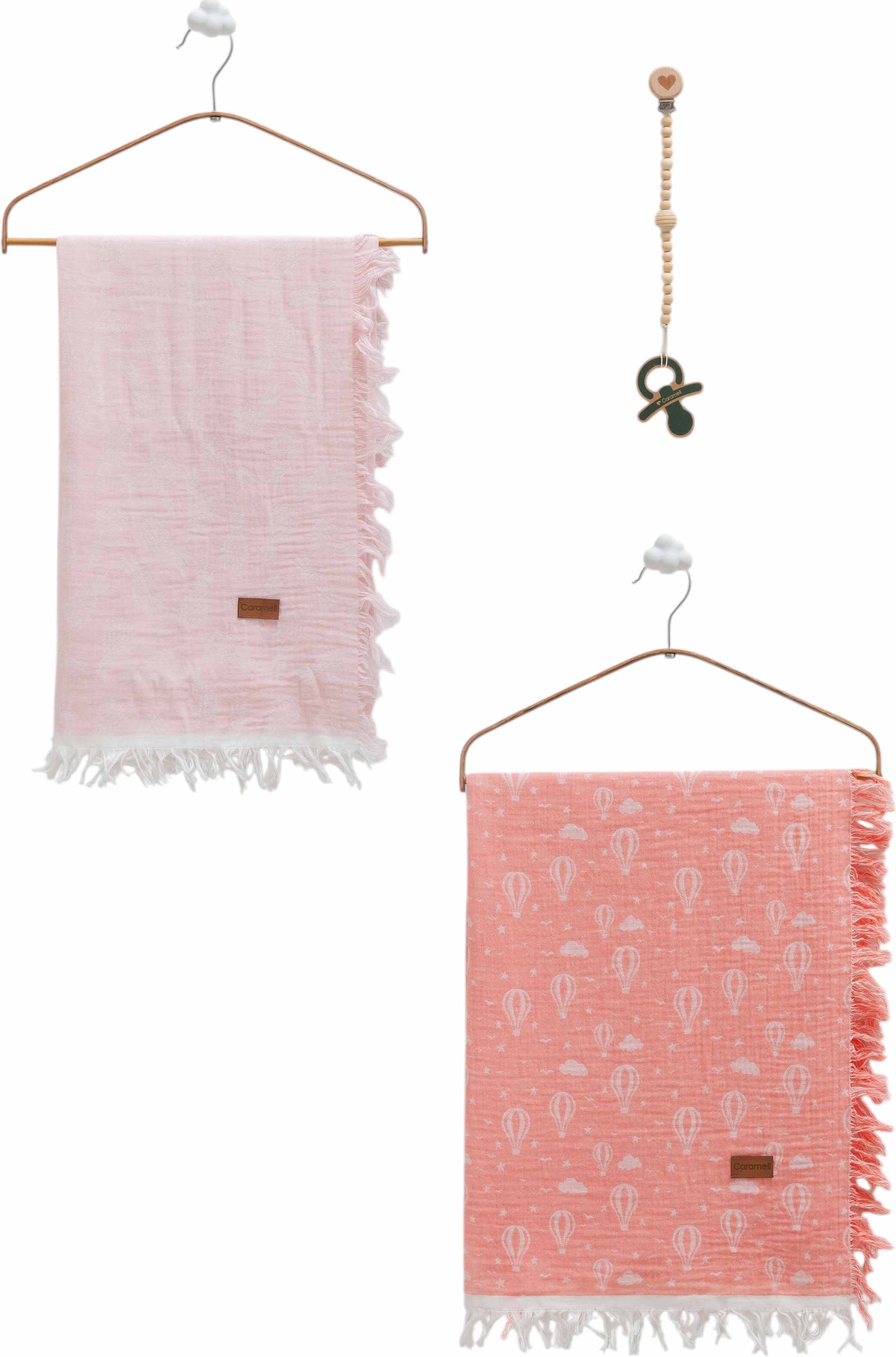 Muslin blankets set 2pcs, series BASIC. (Expected date)