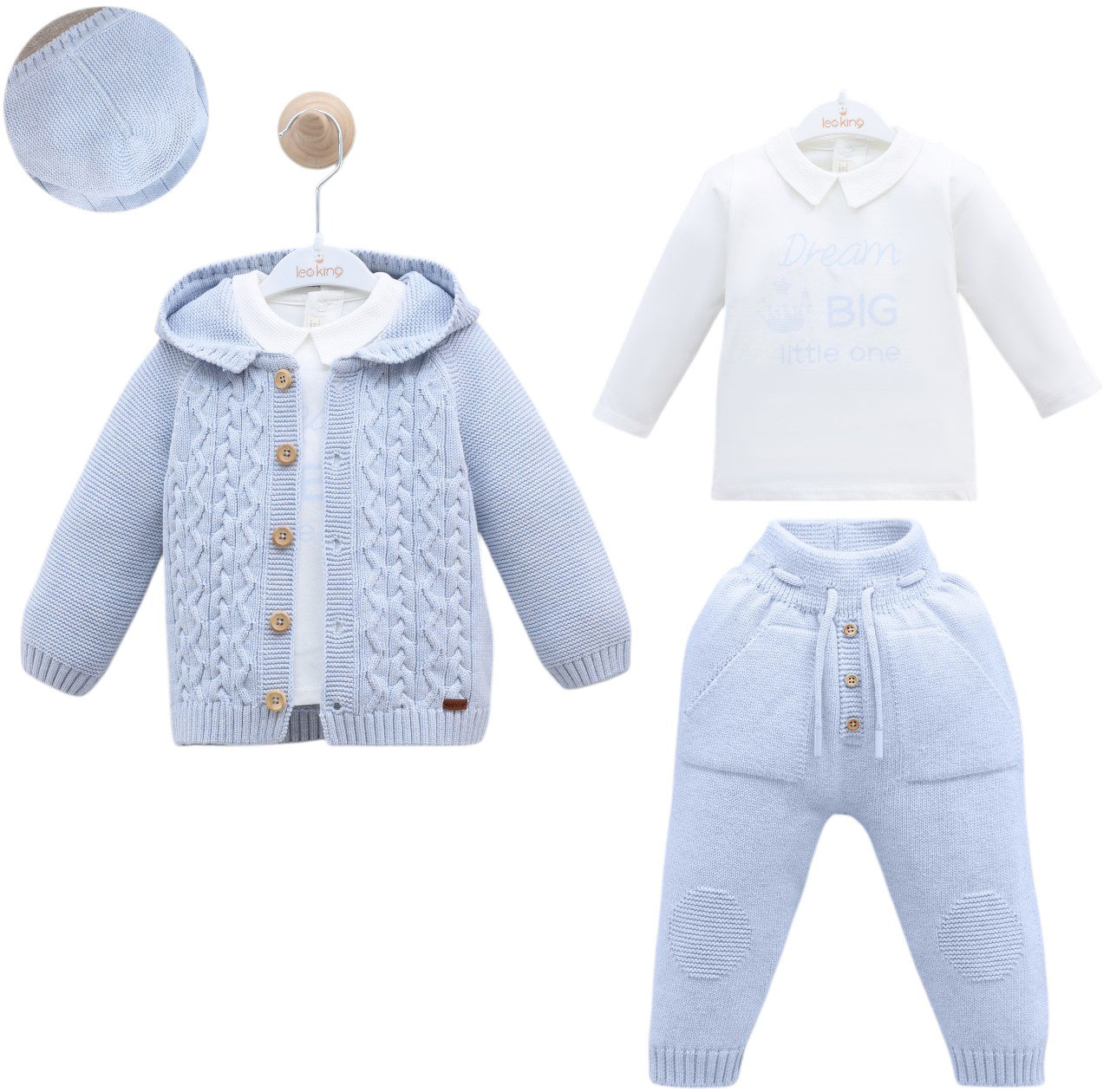Set sweater+sweater+pants