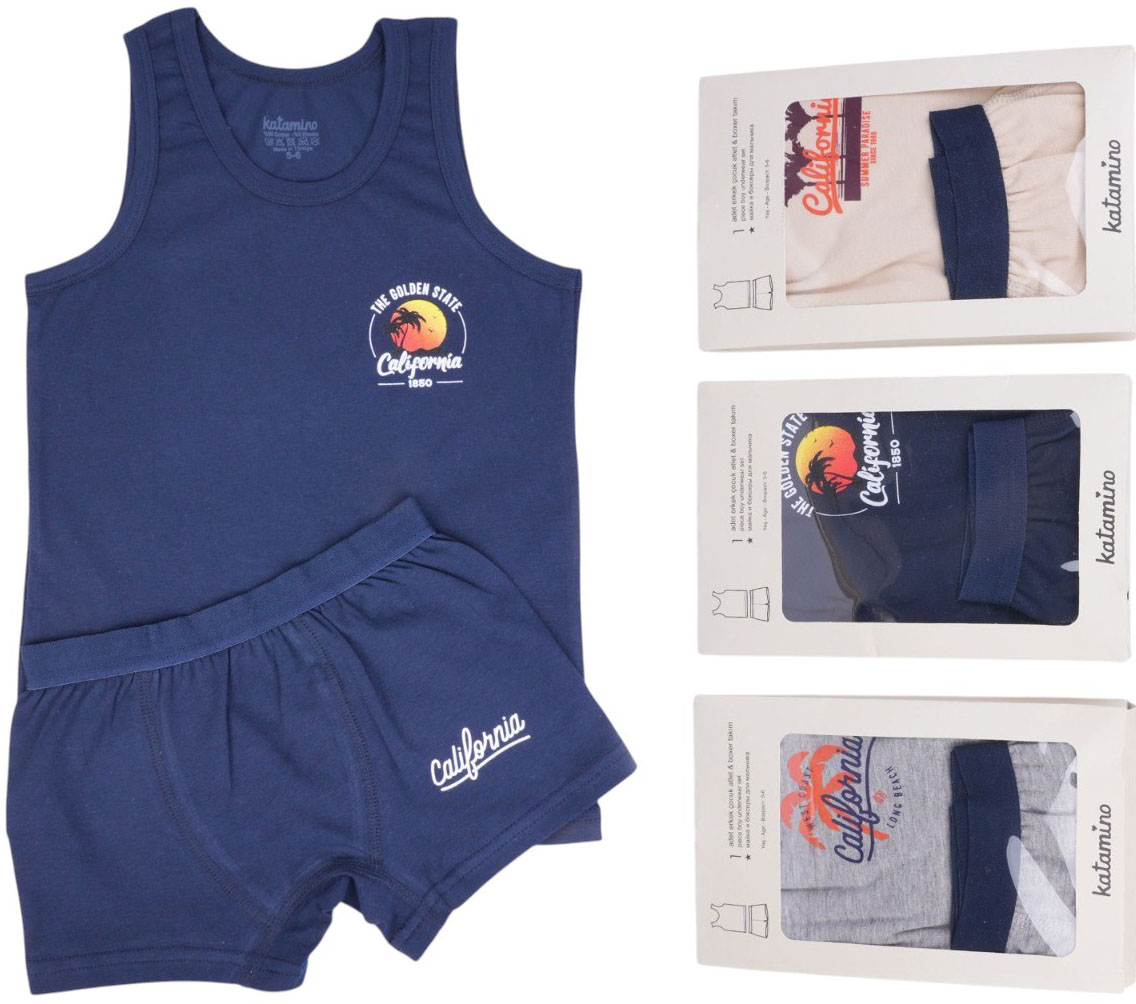 Set tank top+briefs Vora