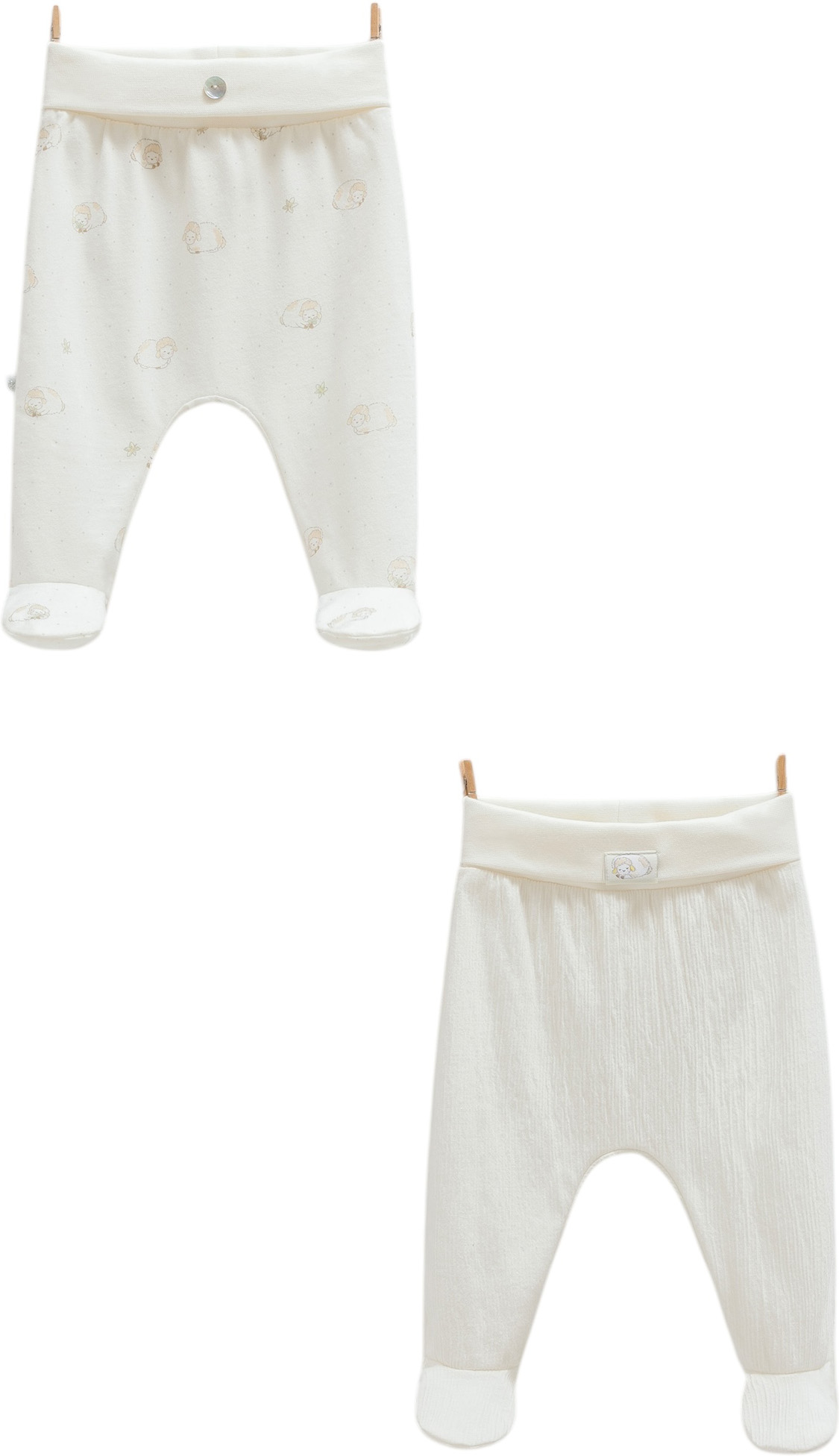 Pants set 2pcs (pack of 4 sets), series MINI LAMB