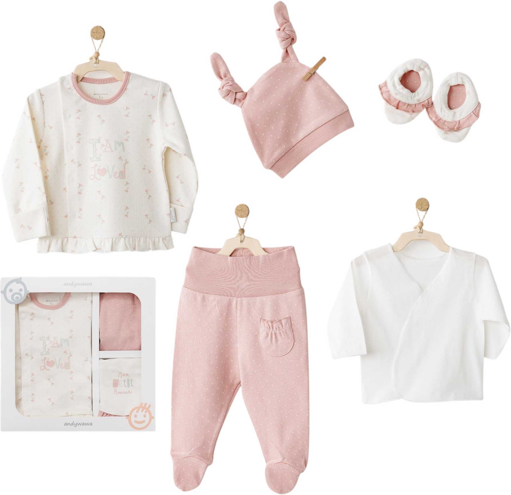Set 5 items, series MON PETIT AMOUR