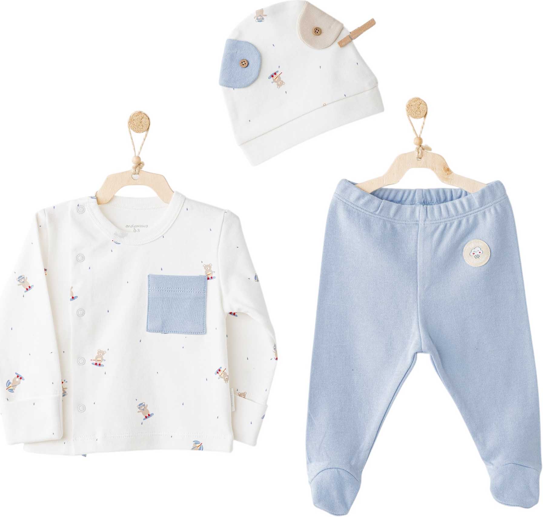Set overalls+pants+hat, series RAINBOW