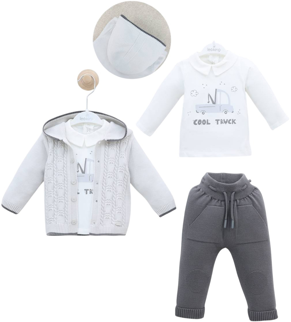 Set sweater+sweater+pants