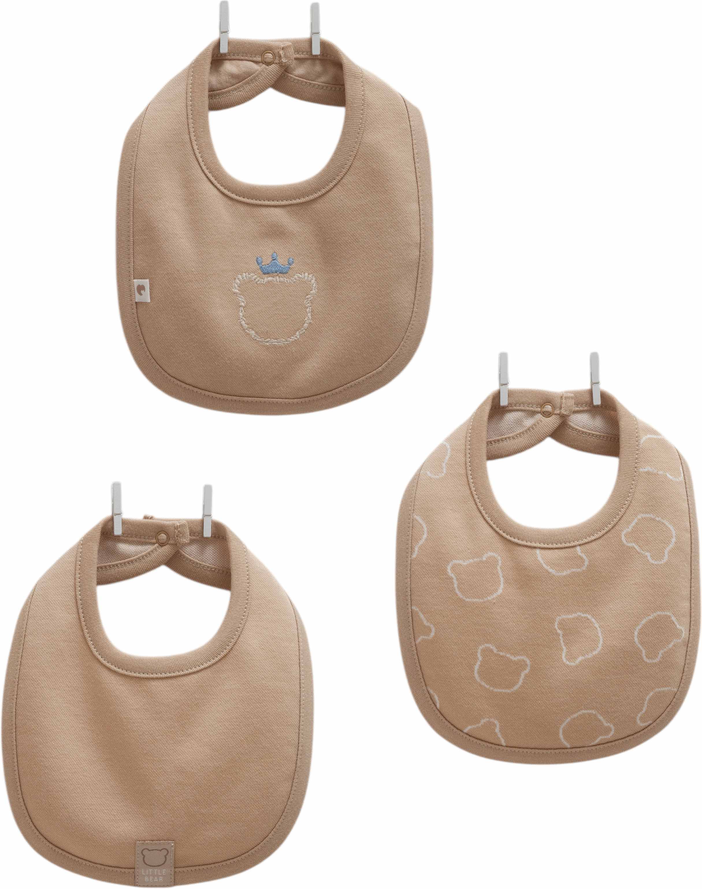 Bibs set 3pcs (pack of 4 sets), series VERY COOL