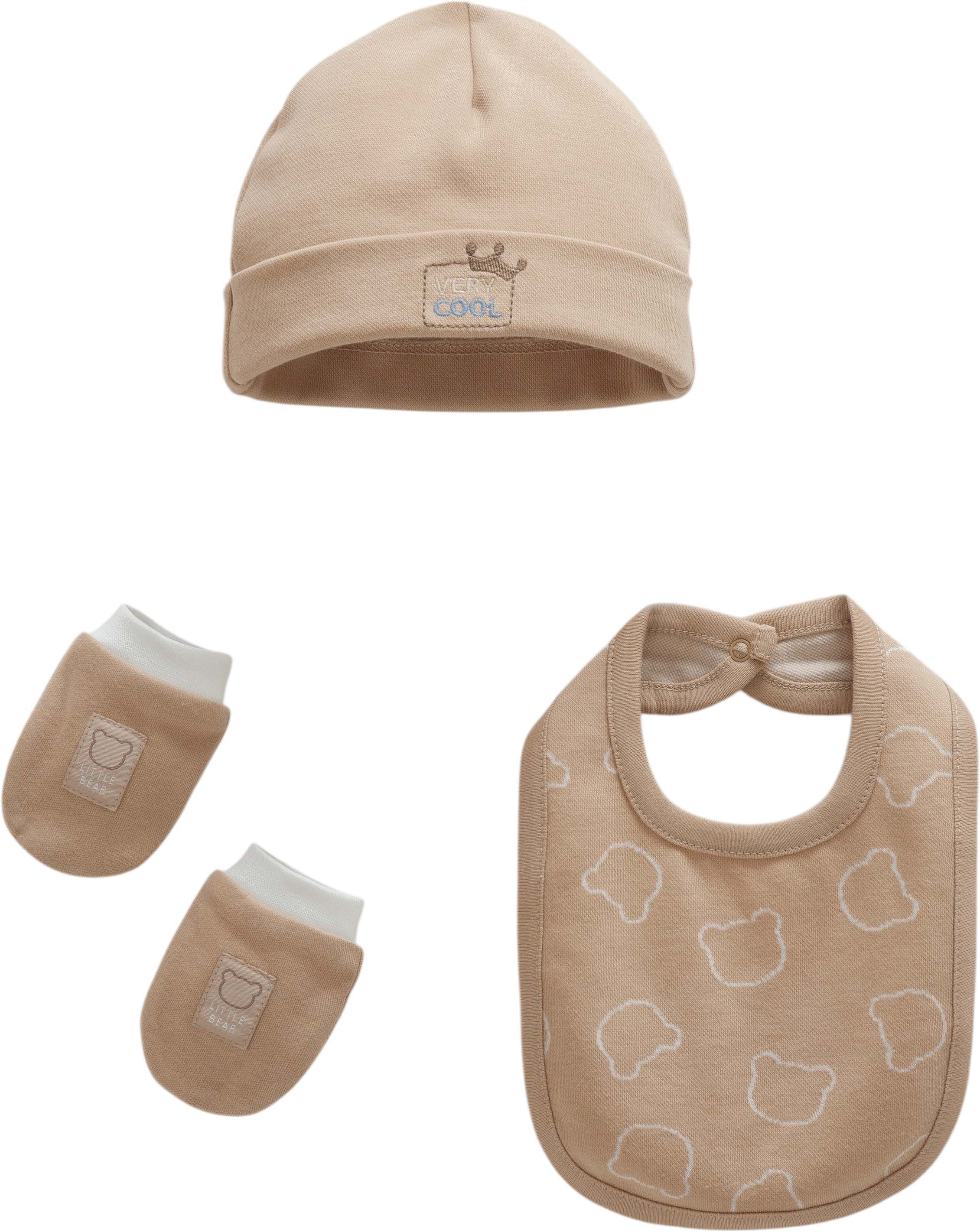 Hat+bib+gloves, series VERY COOL