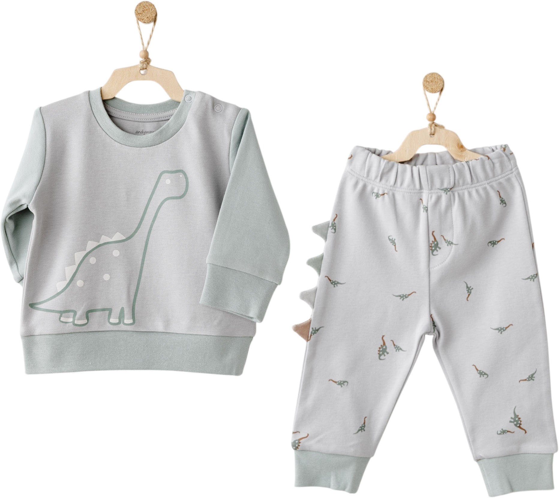 Set sweater+pants, series MUNNY'S SNUGGLE SAURUS