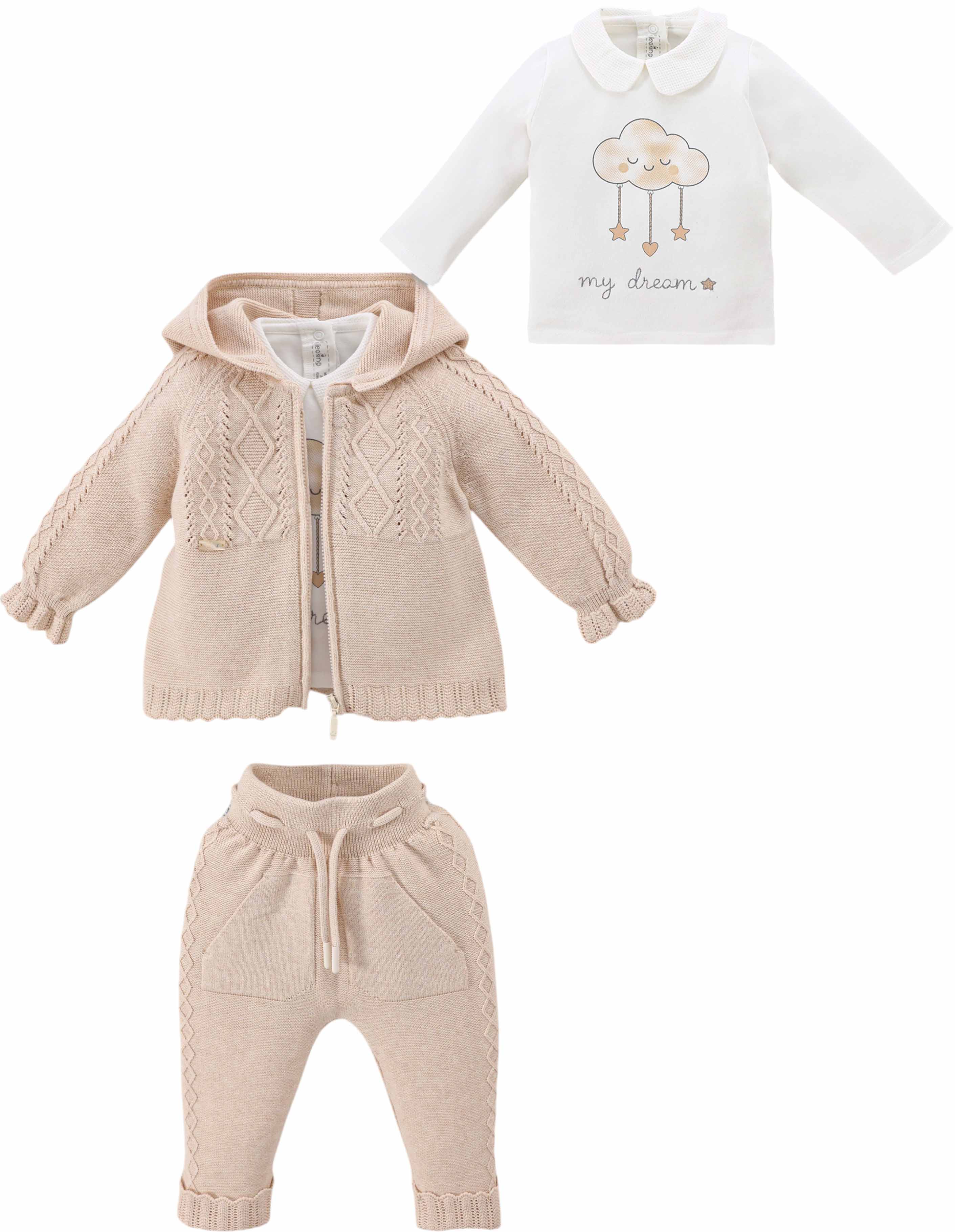 Set sweater+sweater+pants