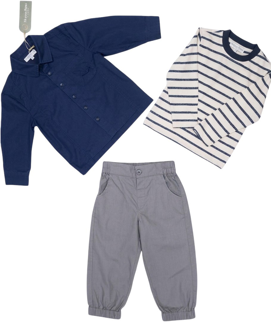 Set sweater+shirt+pants