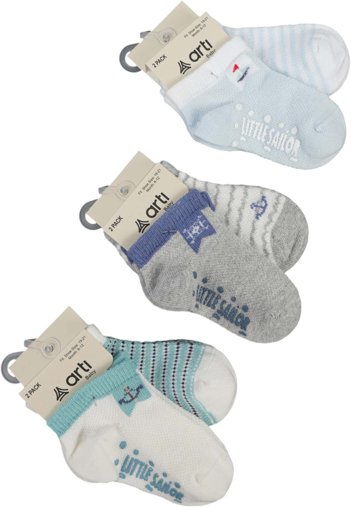 Socks cotton set 2 pairs (pack of 6 sets) Rocky