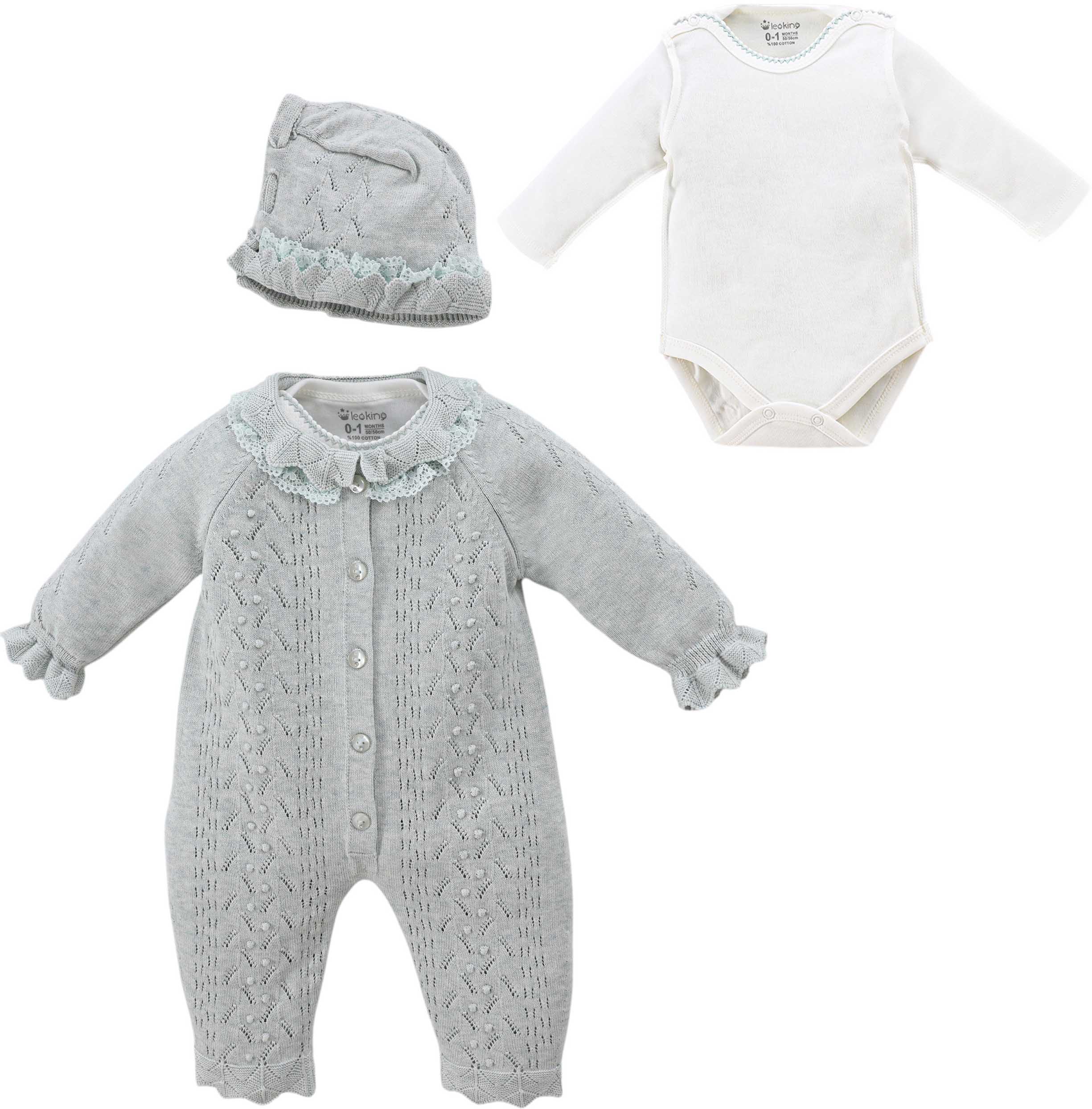 Set body+overalls+hat