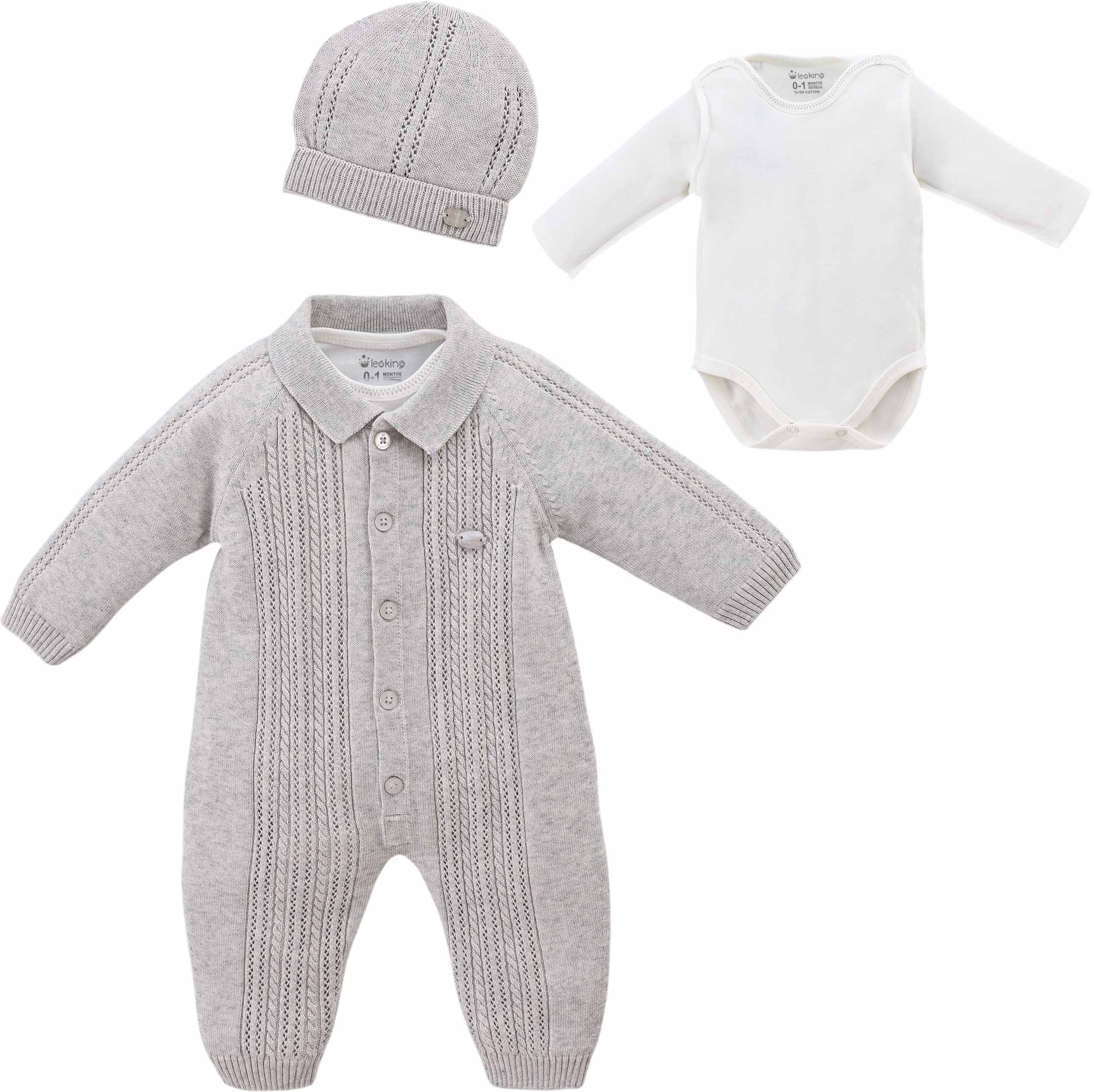 Set body+overalls+hat
