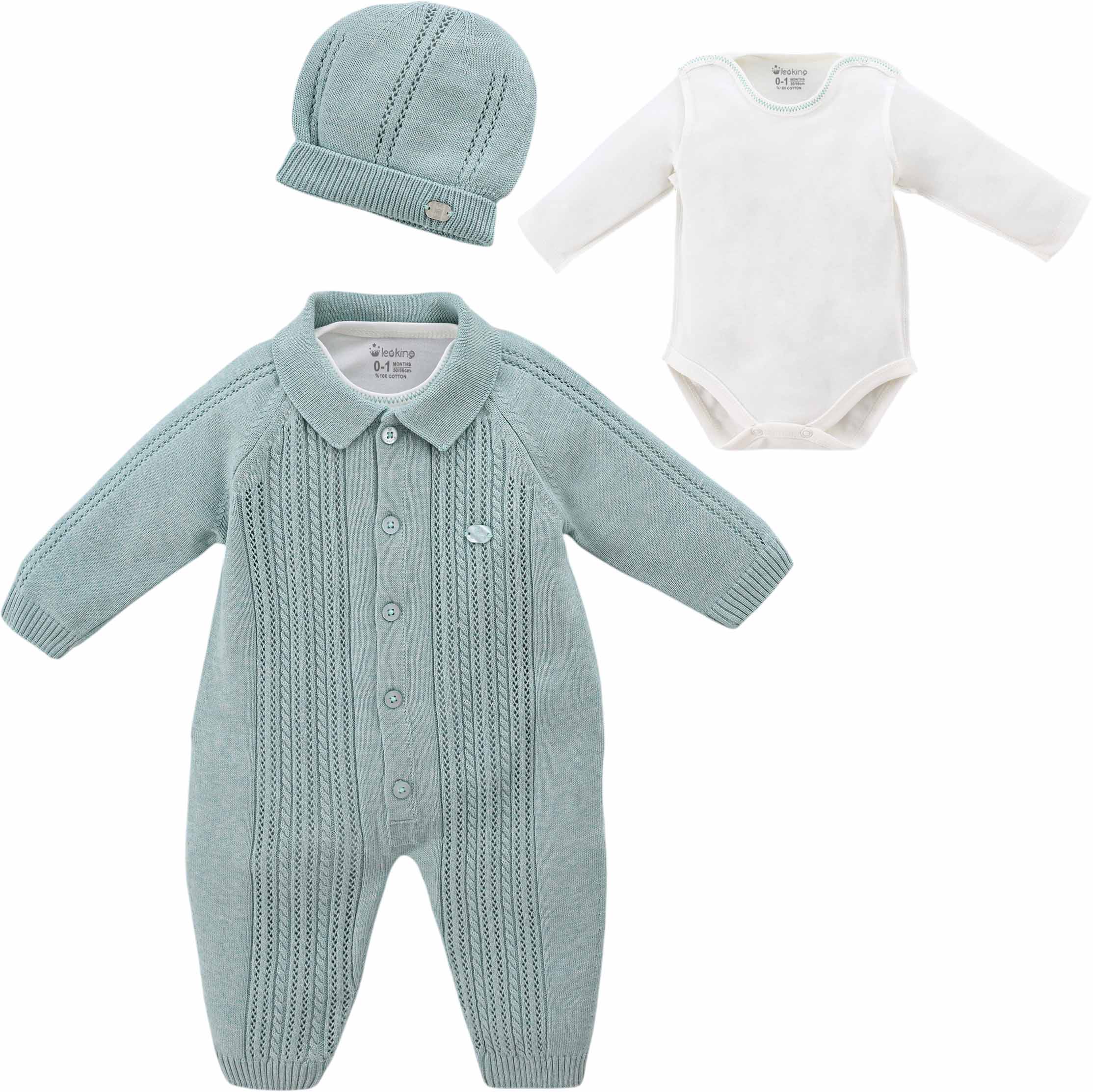 Set body+overalls+hat