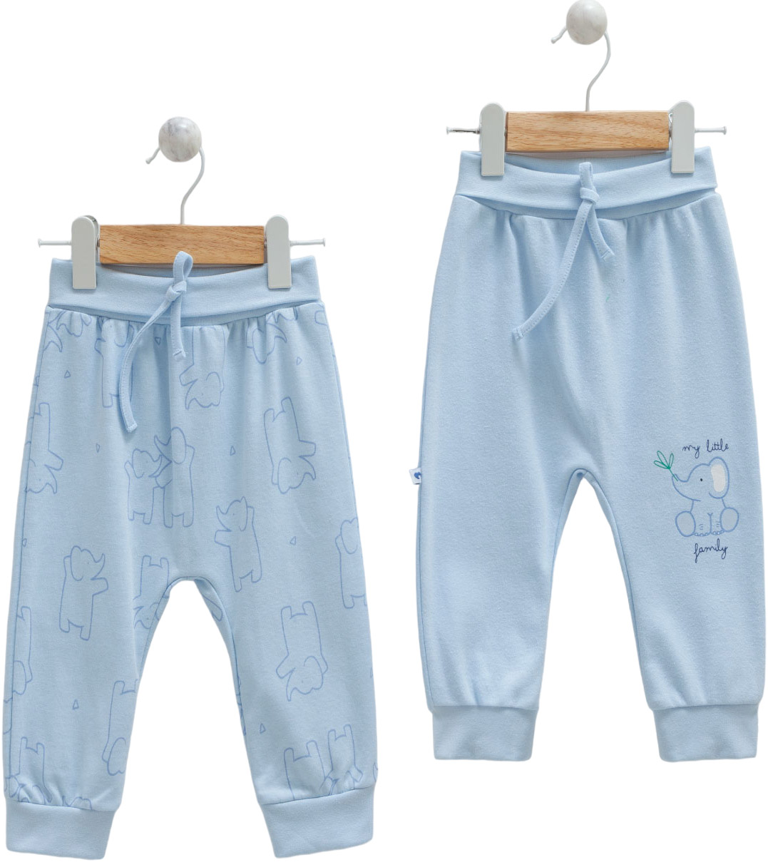 Pants set 2pcs (pack of 3 sets), series ELEPHANT