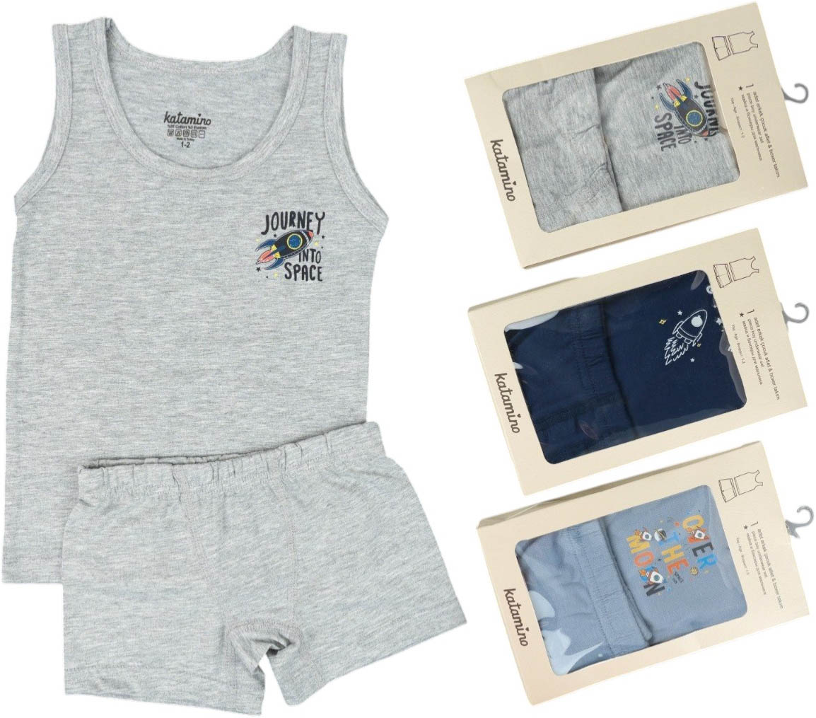 Set tank top+briefs Journey