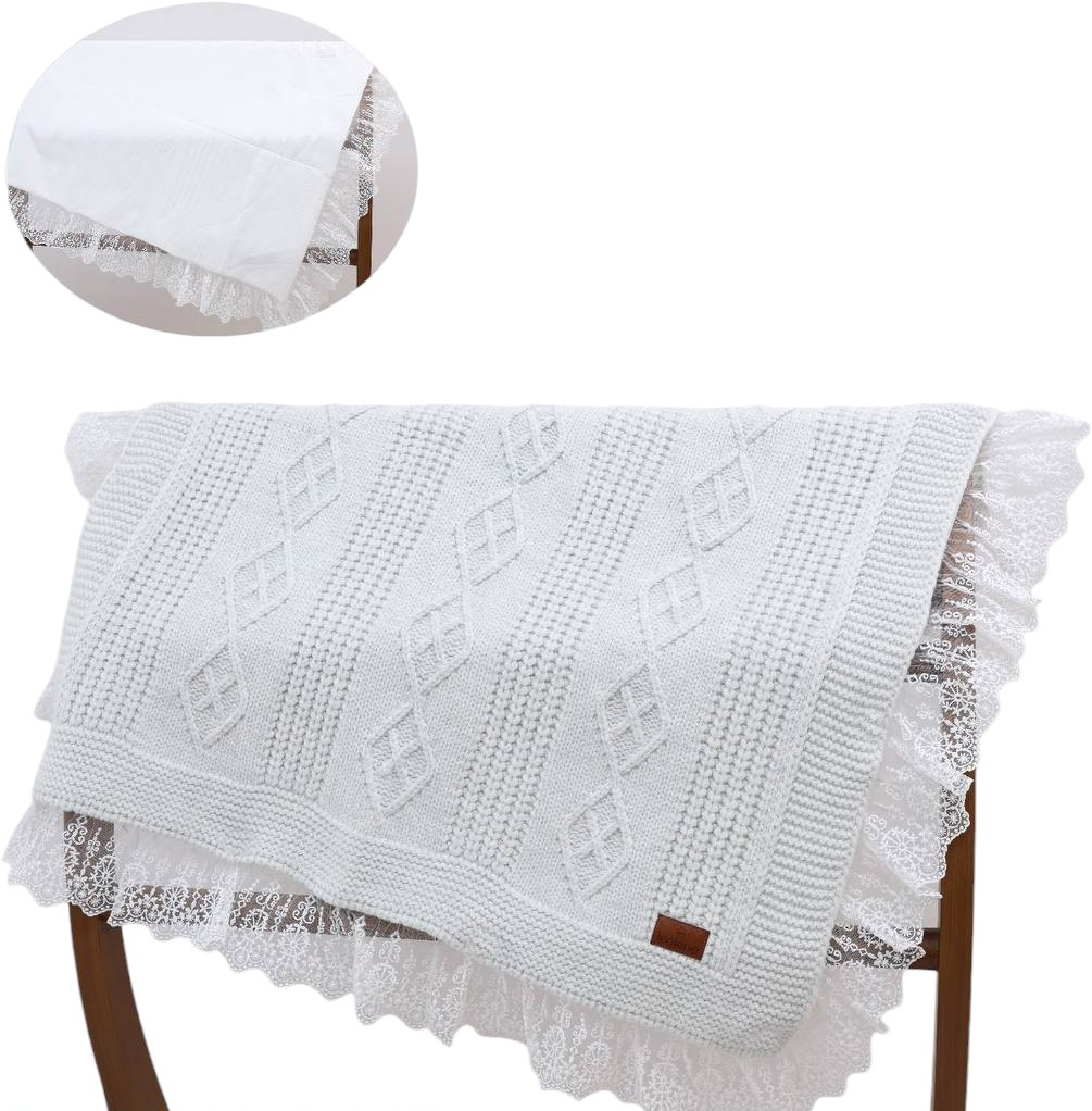 Blanket knitted+blanket cotton