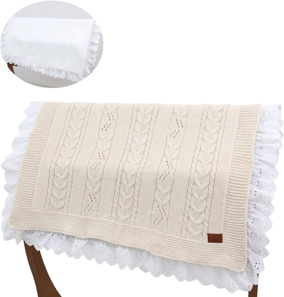 Blanket knitted+blanket cotton