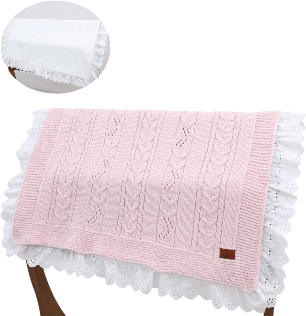 Blanket knitted+blanket cotton