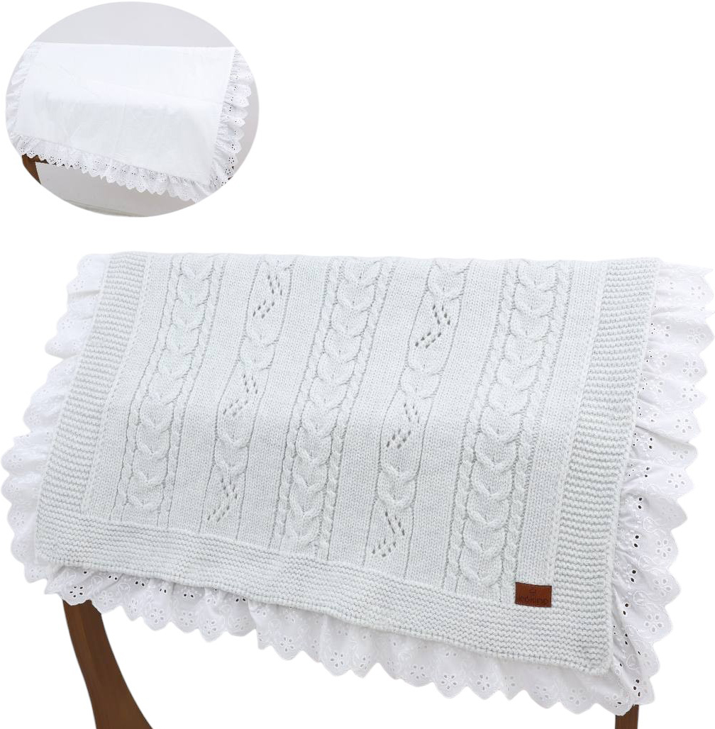 Blanket knitted+blanket cotton