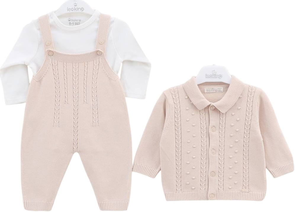Set overalls+body+sweater