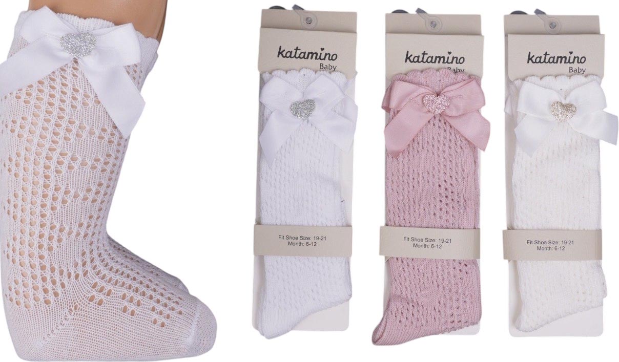 Knee high socks cotton Karmela