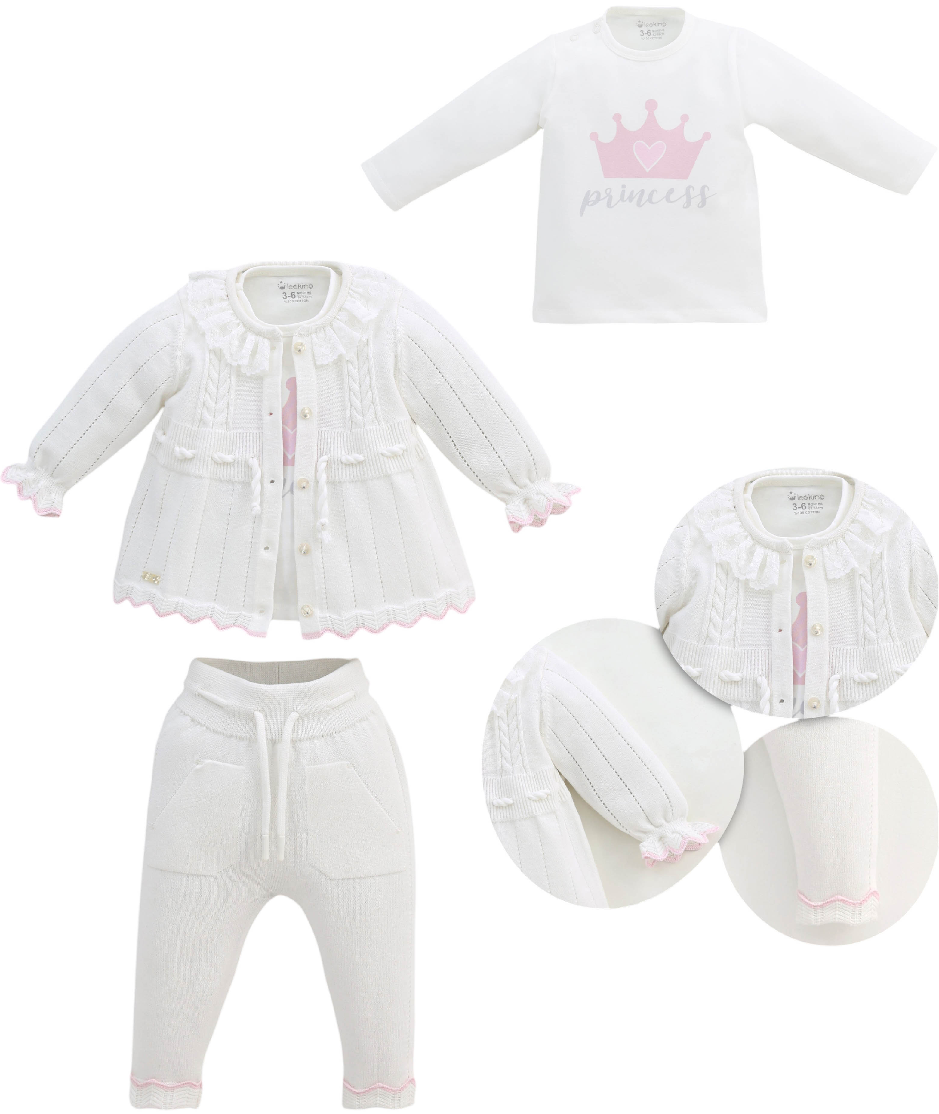 Set sweater+sweater+pants